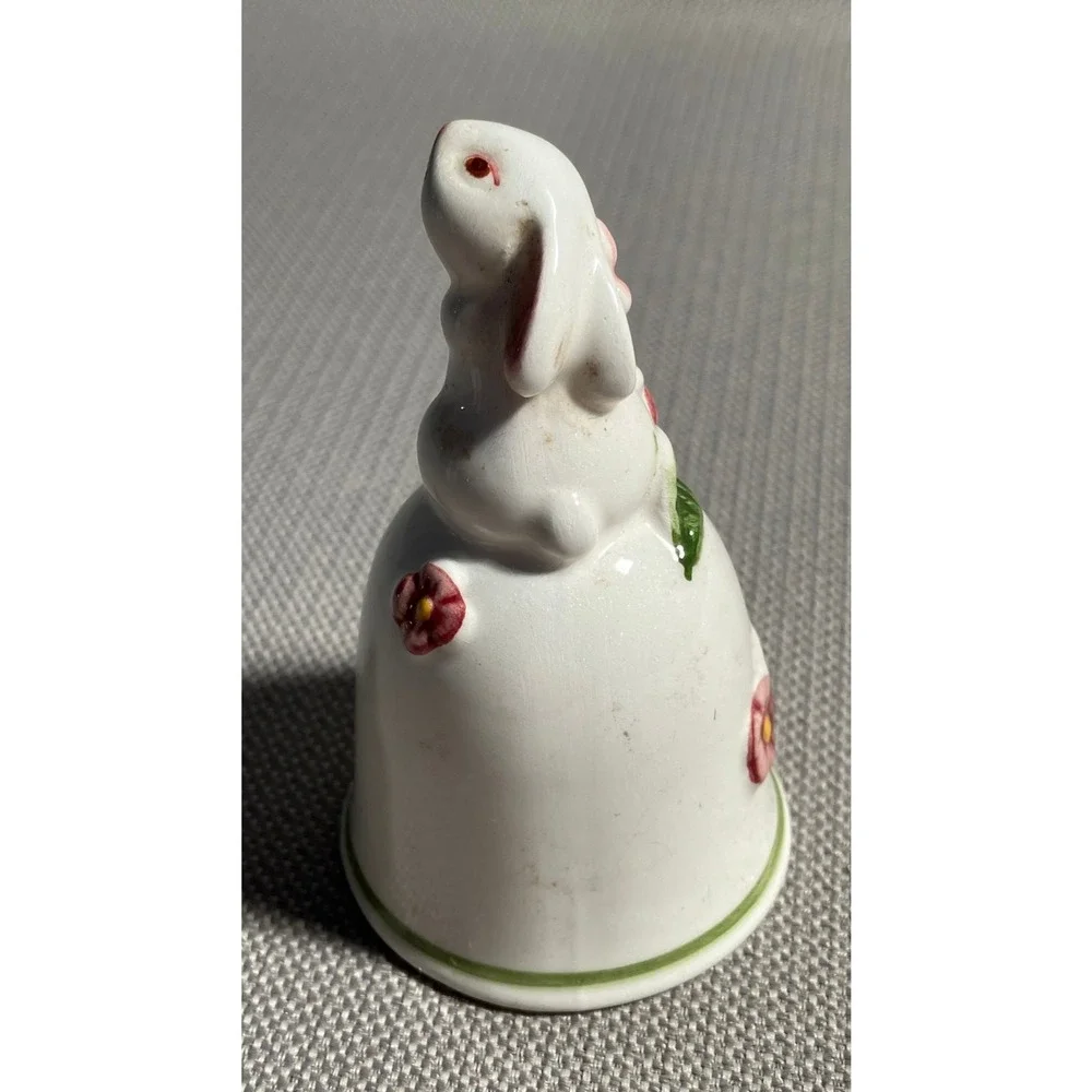 Avon Porcelain Bell Lot 1985 Bonnet Girl‎ Flowers 1984 Bunny 1983 Pixie